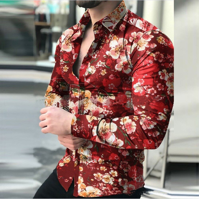 Men Shirt Long Sleeve